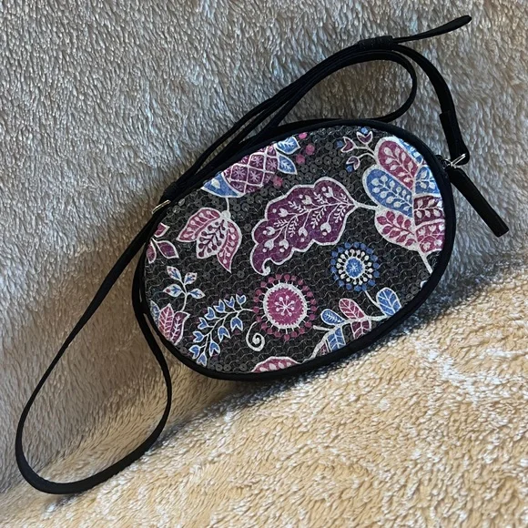 VERA BRADLEY Alpine Floral Shimmer Crossbody - Picture 4 of 9